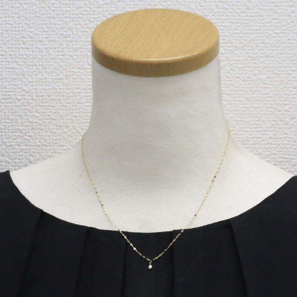 K18YG ダイヤモンド ペンダントネックレス 0.03ct