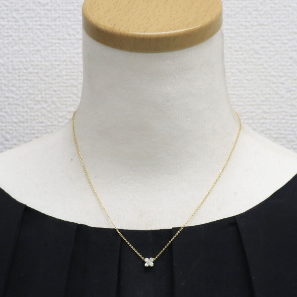 ポンテヴェキオ K18YG ダイヤモンド ペンダントネックレス 0.30ct