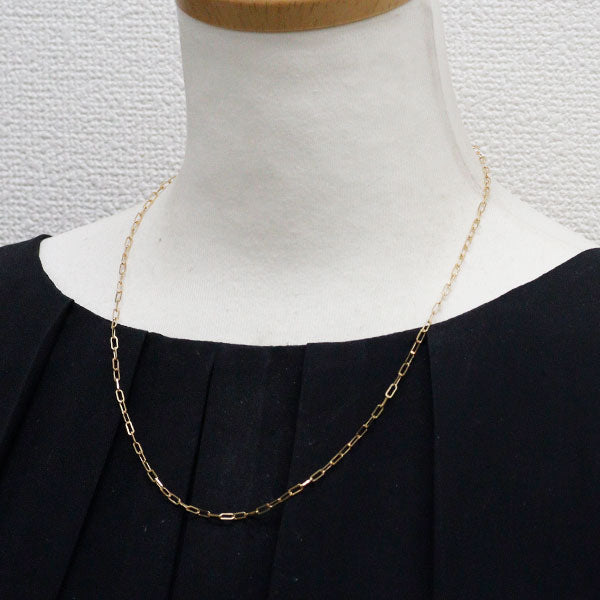 K18YG チェーンネックレス 52cm
