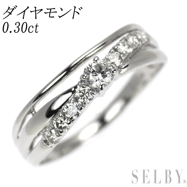 Pt900 ダイヤモンド リング 0.30ct
