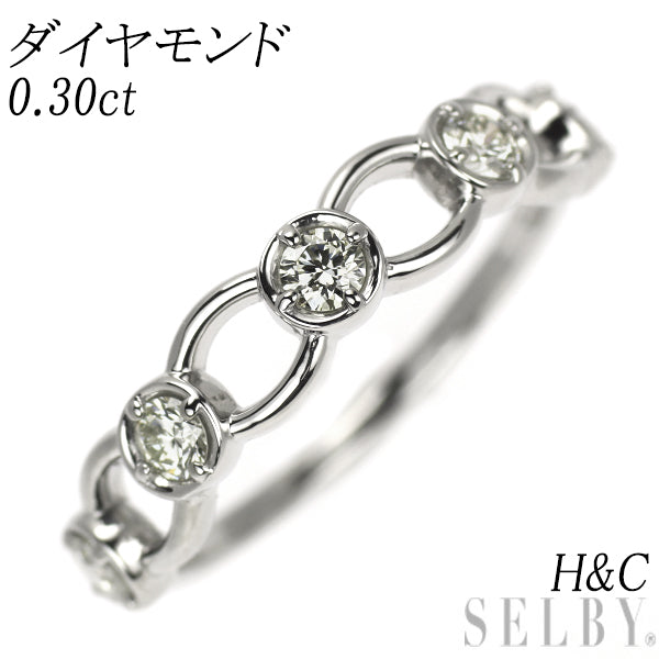 Pt950 H&C ダイヤモンド リング 0.30ct
