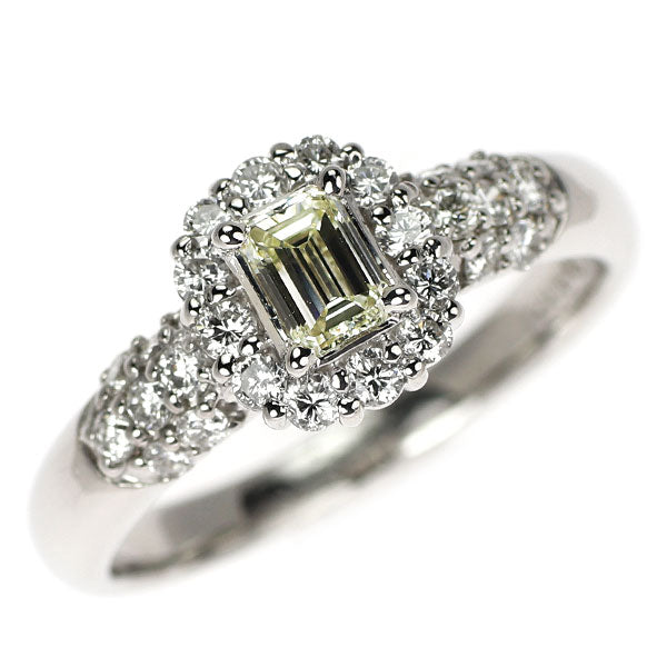 Pt900 ダイヤモンド リング 0.30ct D0.43ct