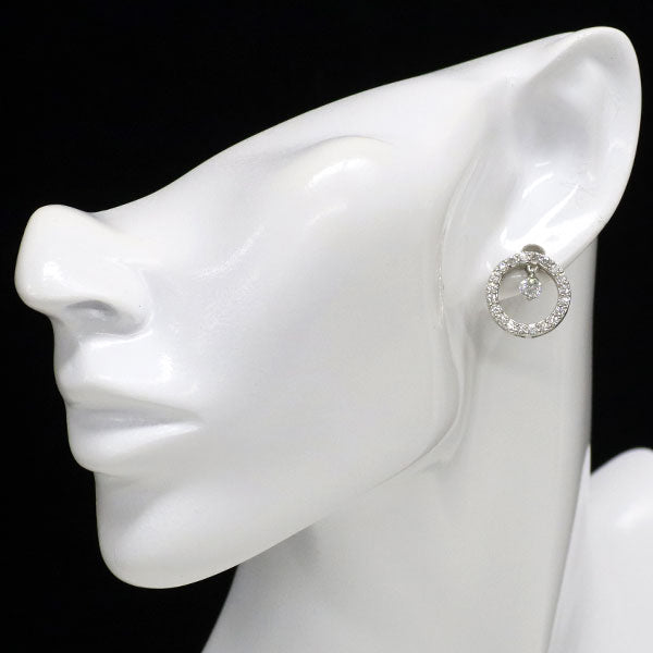 Pt900 ダイヤモンド ピアス 0.63ct D1.14ct