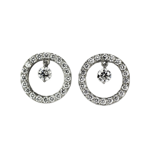 Pt900 ダイヤモンド ピアス 0.63ct D1.14ct