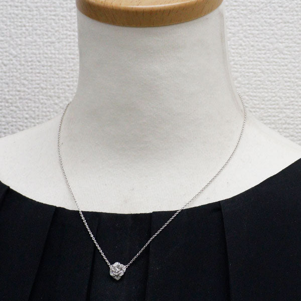ピアジェ K18WG ダイヤモンド ペンダントネックレス ローズ
