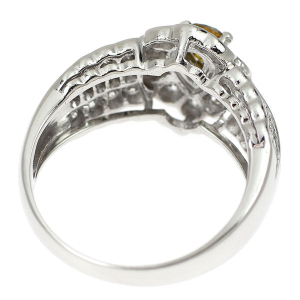 Pt900 ペアシェイプ ダイヤモンド リング 0.277ct FDBY VS1 D0.73ct