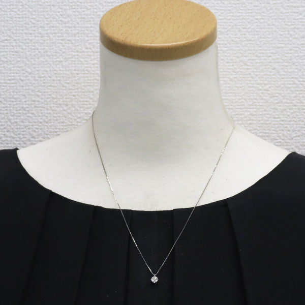Pt900/ Pt850 ダイヤモンド ペンダントネックレス 0.40ct D VS1 VG