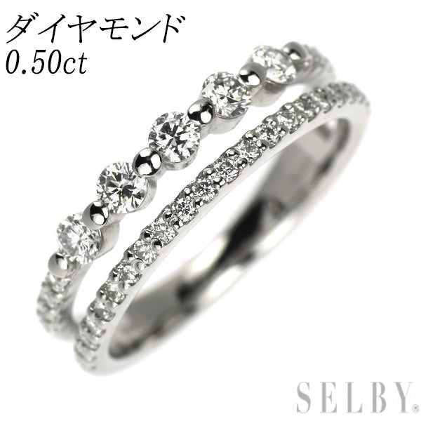 Pt900 ダイヤモンド リング 0.50ct
