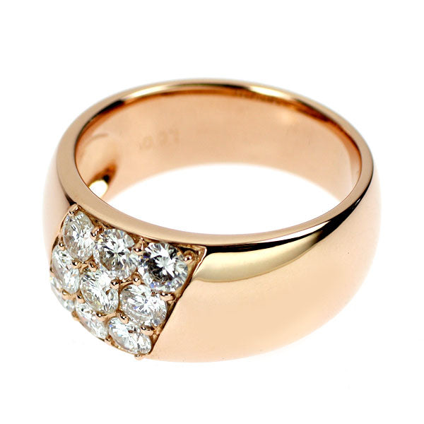 K18PG ダイヤモンド リング 1.00ct