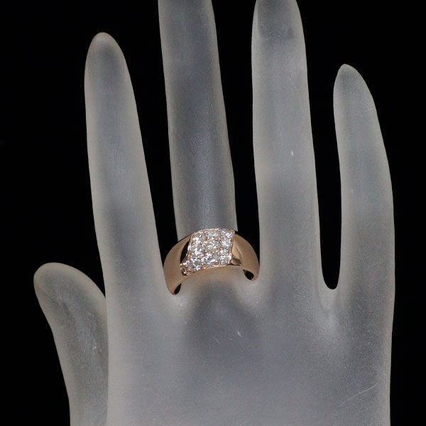 K18PG ダイヤモンド リング 1.00ct