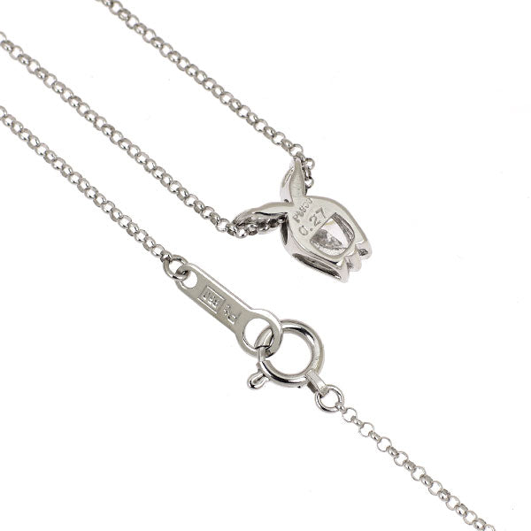 Pt900/ Pt850 ダイヤモンド ペンダントネックレス 0.27ct