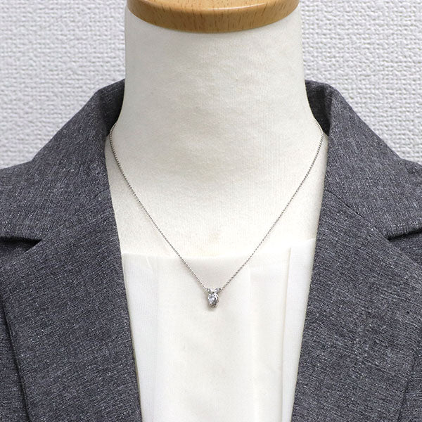 Pt900/ Pt850 ダイヤモンド ペンダントネックレス 0.27ct