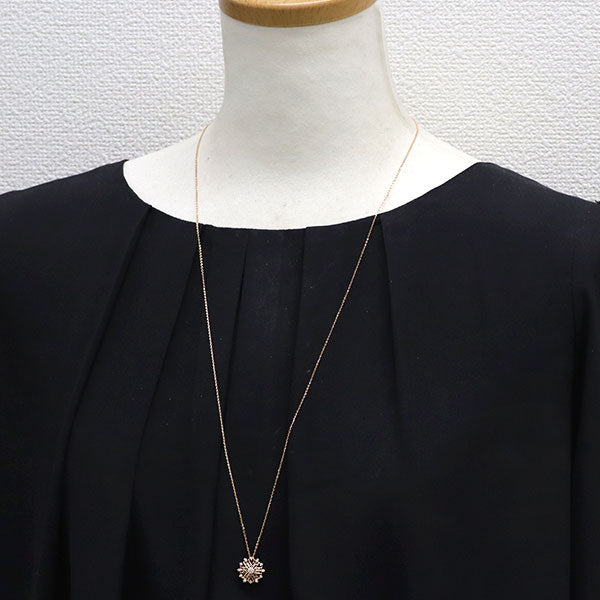 K18PG ダイヤモンド ペンダントネックレス 0.12ct