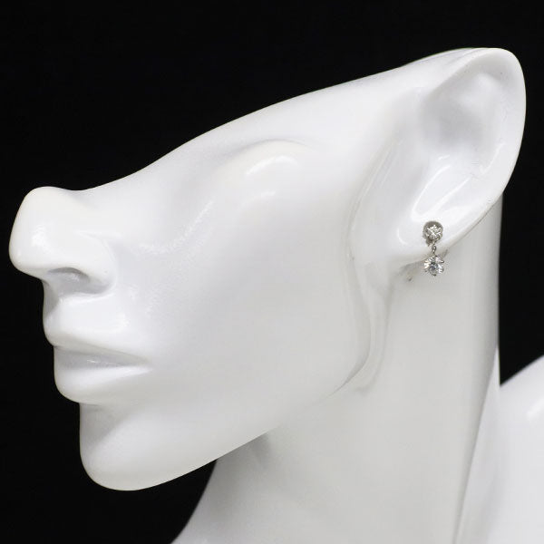 Pt900 ダイヤモンド ピアス 0.644ct D0.20ct
