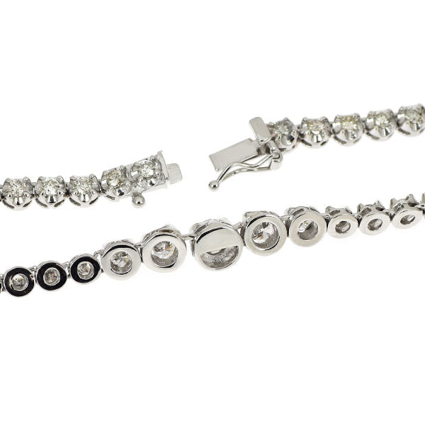 Pt850 ダイヤモンド テニスネックレス 5.00ct