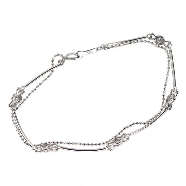 Pt850 ダイヤモンド ブレスレット 0.27ct