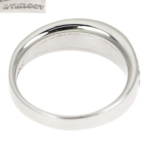 トリロジー Pt900 ダイヤモンド リング 0.44ct