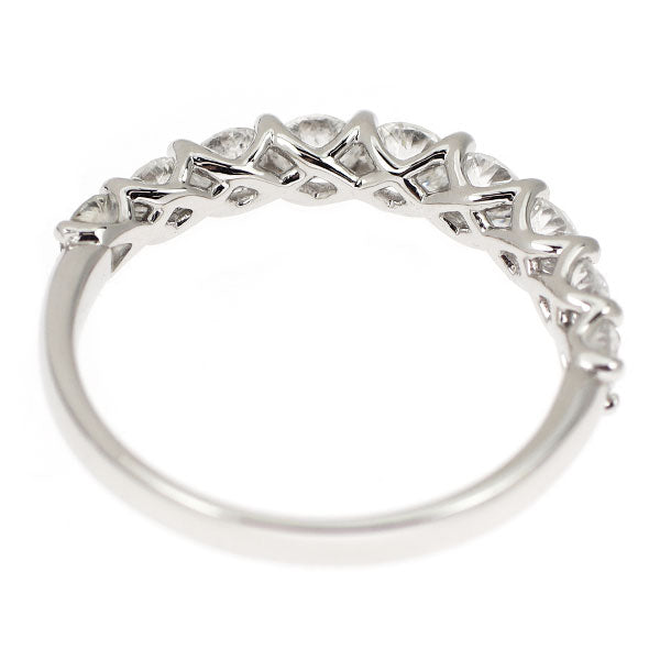 Pt900 ダイヤモンド リング 1.00ct ハーフエタニティ