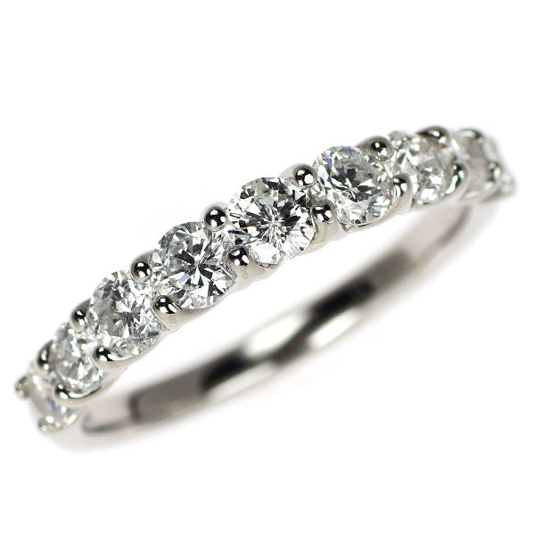 Pt900 ダイヤモンド リング 1.00ct ハーフエタニティ