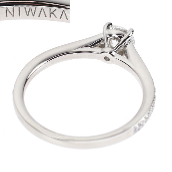 俄 Pt950 ダイヤモンド リング 0.31ct F IF 3EX 花篝/HANAKAGARI
