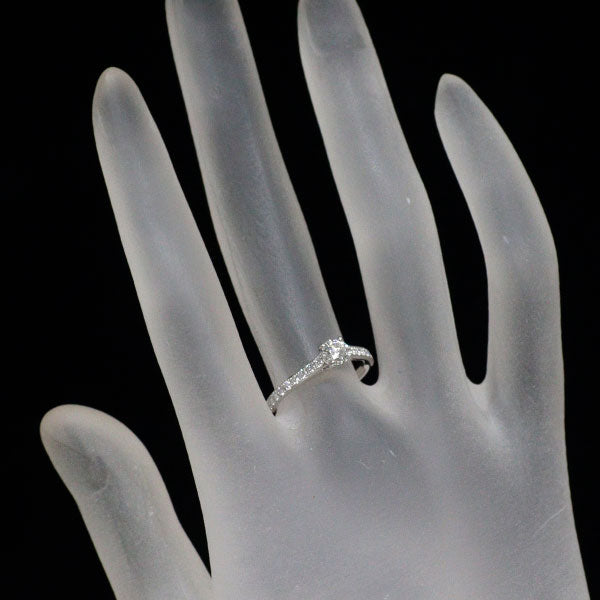 俄 Pt950 ダイヤモンド リング 0.31ct F IF 3EX 花篝/HANAKAGARI