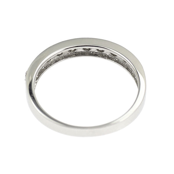 Pt950 ダイヤモンド リング 0.50ct ハーフエタニティ