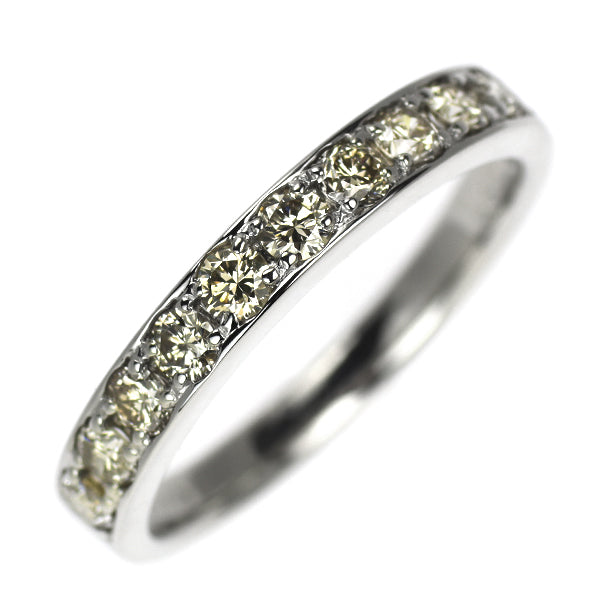 Pt950 ダイヤモンド リング 0.50ct ハーフエタニティ