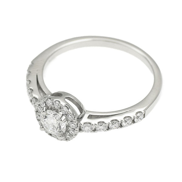 新品 Pt950 最高級 ダイヤモンド リング 0.307ct D IF 3EXHC D0.28ct 【エスコレ】