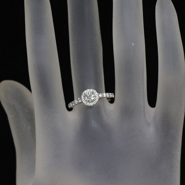 新品 Pt950 最高級 ダイヤモンド リング 0.307ct D IF 3EXHC D0.28ct 【エスコレ】