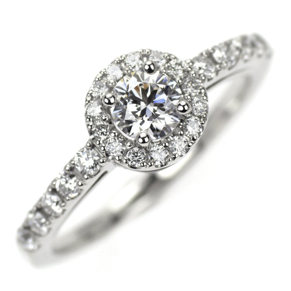 新品 Pt950 最高級 ダイヤモンド リング 0.307ct D IF 3EXHC D0.28ct 【エスコレ】