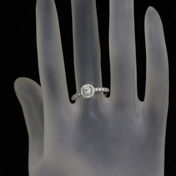 新品 Pt950 最高級 ダイヤモンド リング 0.300ct D IF 3EXHC D0.28ct 【エスコレ】