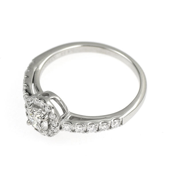 新品 Pt950 最高級 ダイヤモンド リング 0.308ct D IF 3EXHC D0.28ct 【エスコレ】