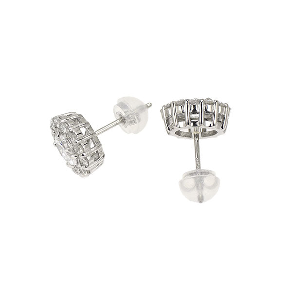 新品 Pt900 オーバル ダイヤモンド ピアス 0.60ct D IF D0.52ct スタッド【エスコレ】