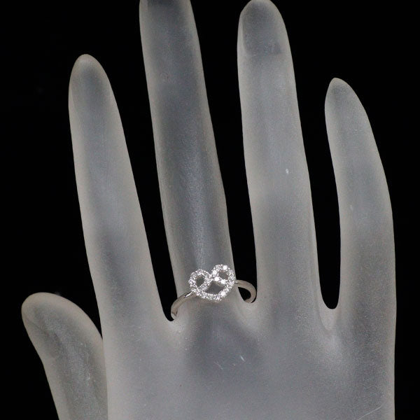 K18WG ダイヤモンド リング 0.23ct ハート