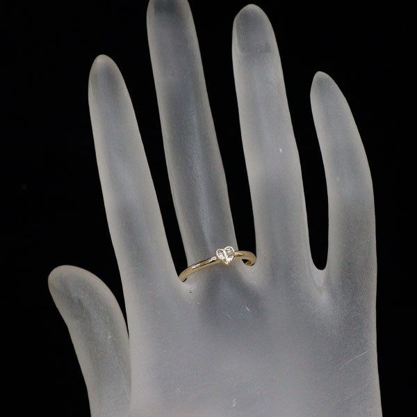 K18YG ダイヤモンド リング 0.03ct ハート