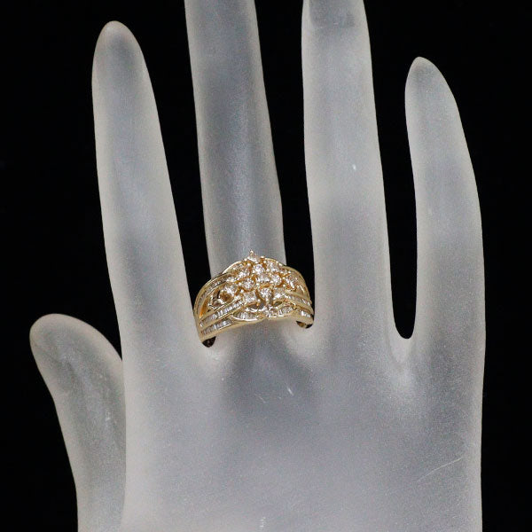 K18YG ダイヤモンド リング 1.20ct
