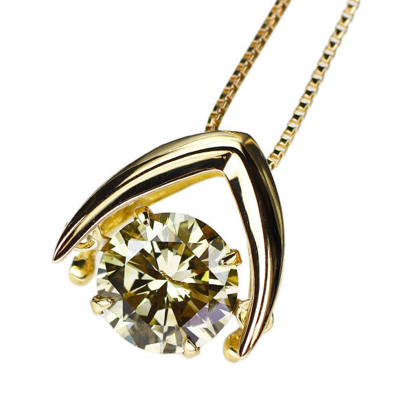 K18YG ダイヤモンド ペンダントネックレス 0.82ct