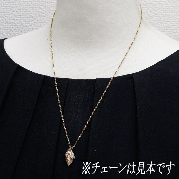 K18YG ダイヤモンド ペンダントトップ 0.37ct