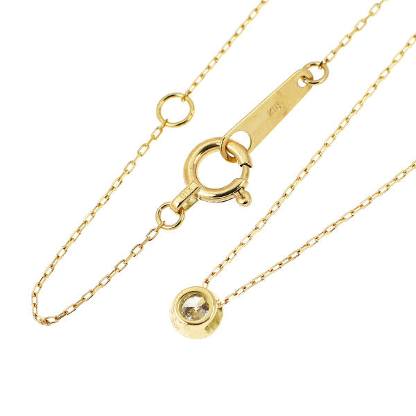K18YG ダイヤモンド ペンダントネックレス 0.10ct
