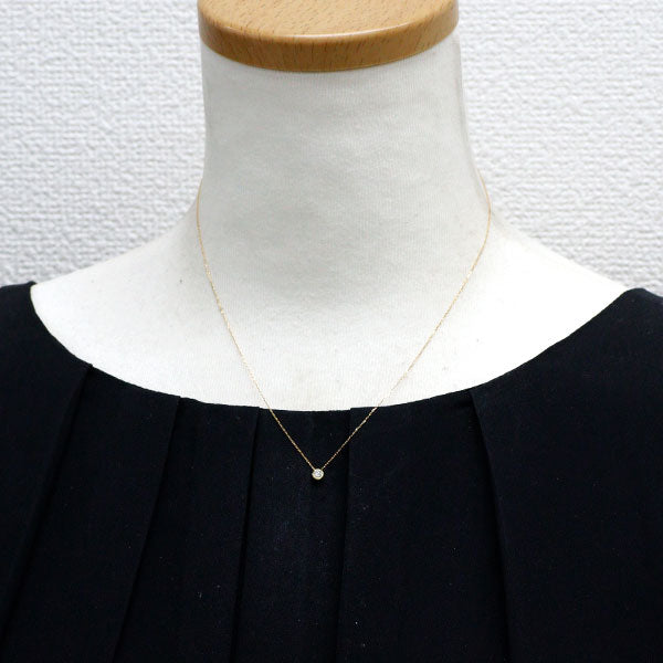 K18YG ダイヤモンド ペンダントネックレス 0.10ct