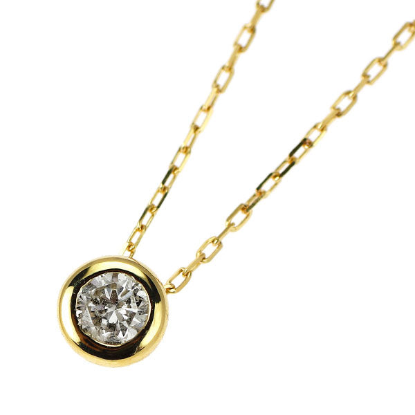 K18YG ダイヤモンド ペンダントネックレス 0.10ct