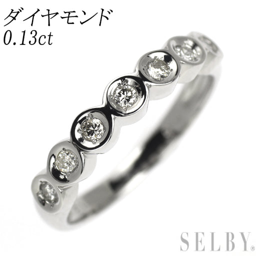 Pt900 ダイヤモンド リング 0.13ct — セルビーオンラインストア