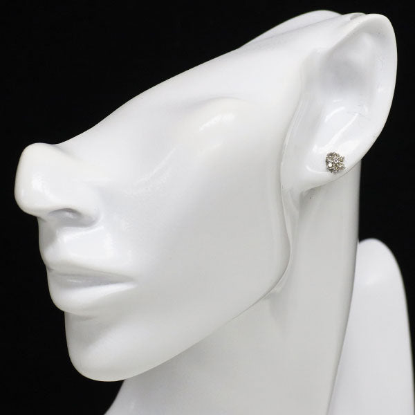 Pt900 ダイヤモンド ピアス 0.30ct フラワー