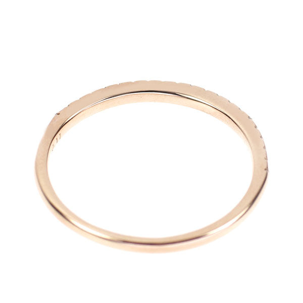 K14PG ダイヤモンド リング 0.11ct ハーフエタニティ