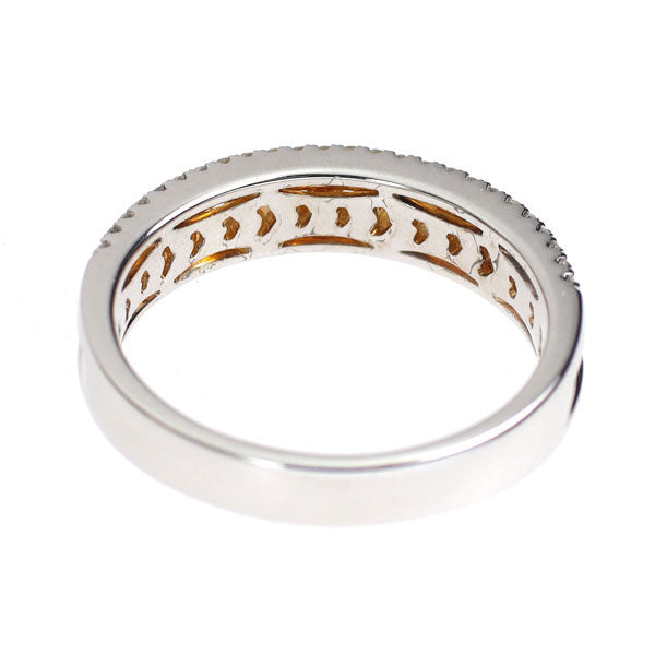 K18YG/WG ダイヤモンド リング 0.91ct