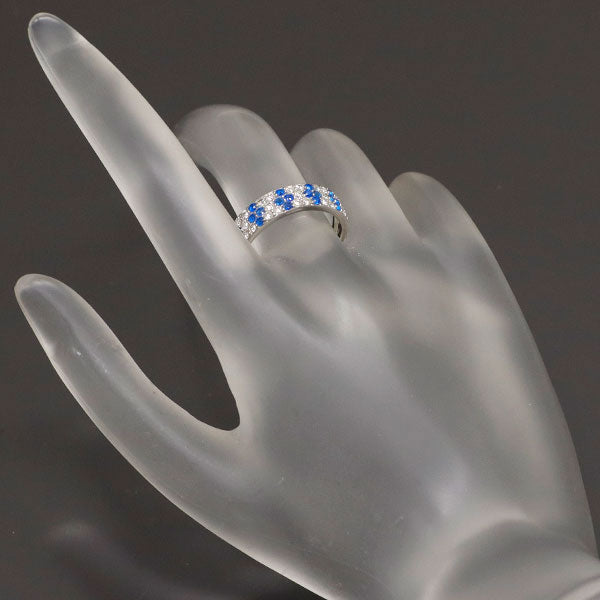 希少 Pt900 アウイナイト ダイヤモンド リング 0.27ct D0.52ct パヴェバンド