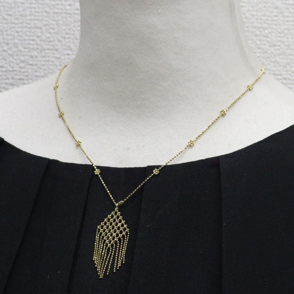 ティファニー K18YG ペンダントネックレス フリンジ