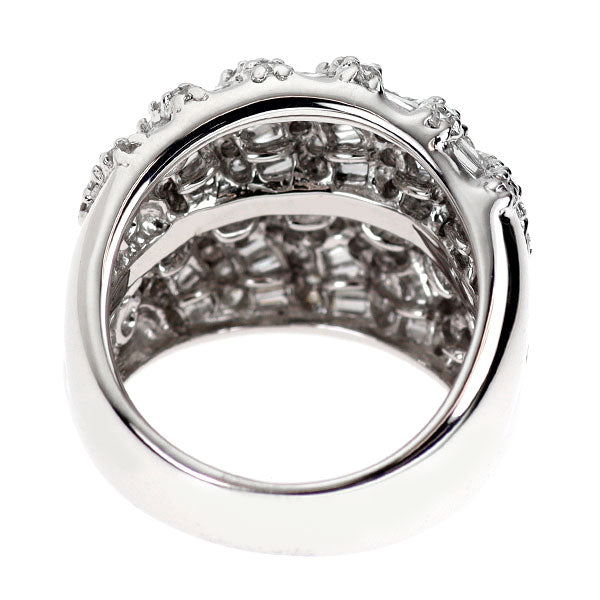 K18WG ダイヤモンド リング 2.70ct