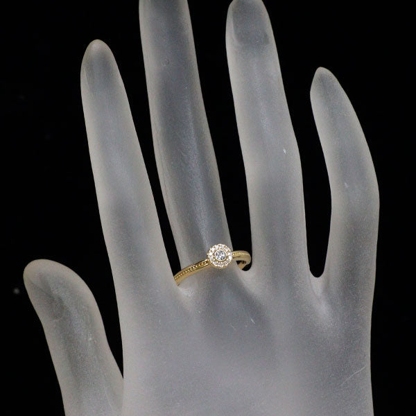 wish upon a star K18YG ダイヤモンド リング 0.062ct D0.05ct