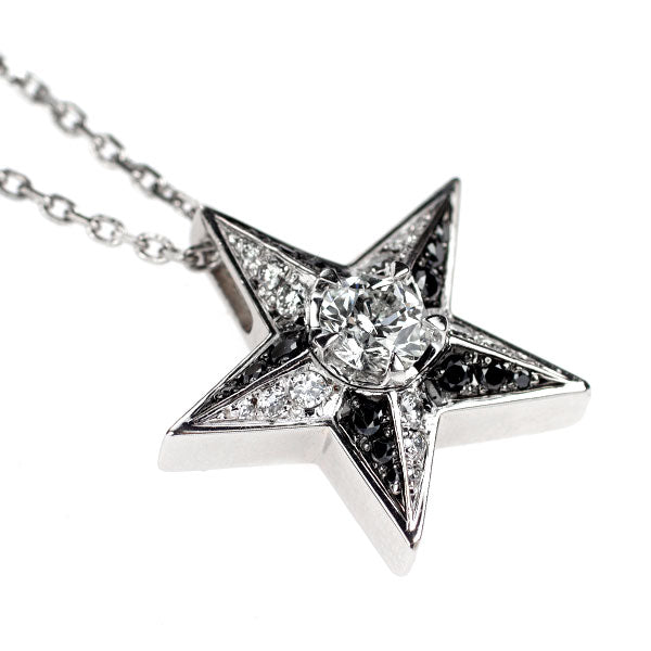 wish upon a star Pt900/ Pt850 ダイヤモンド ペンダントネックレス 0.507ct H SI1 D0.35ct